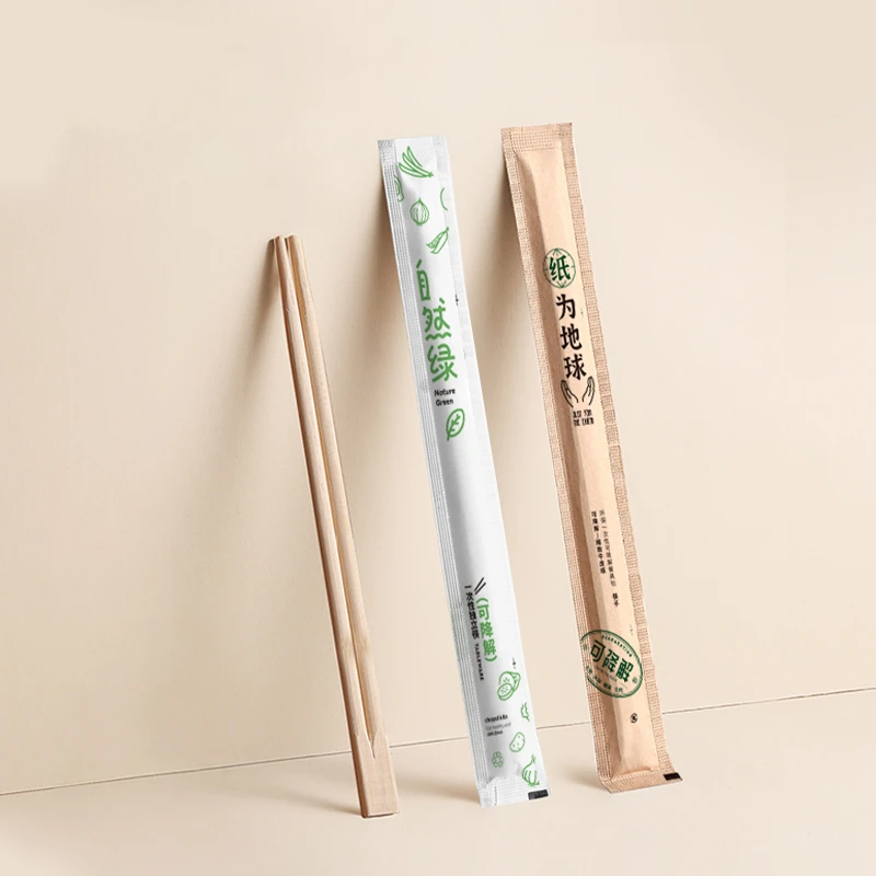 disposable Bamboo Chopsticks Full Paper Cover